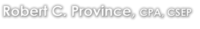 Province Robert C CPA